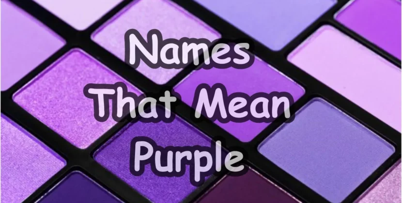 names that mean purple