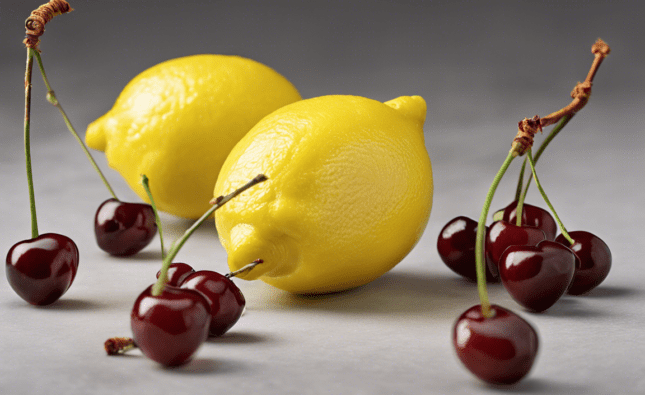 Lemon Cherry Delight: A Refreshing Combination