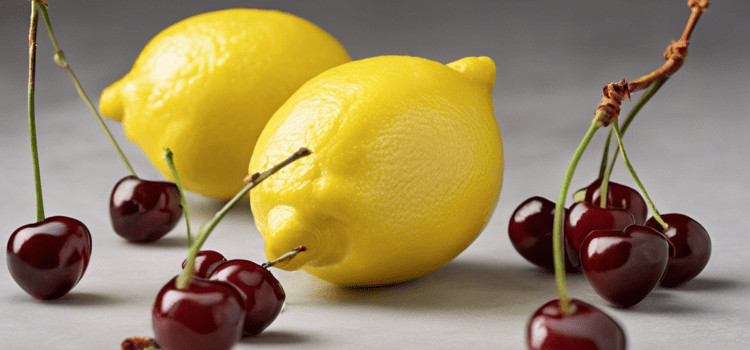 Lemon Cherry Delight: A Refreshing Combination