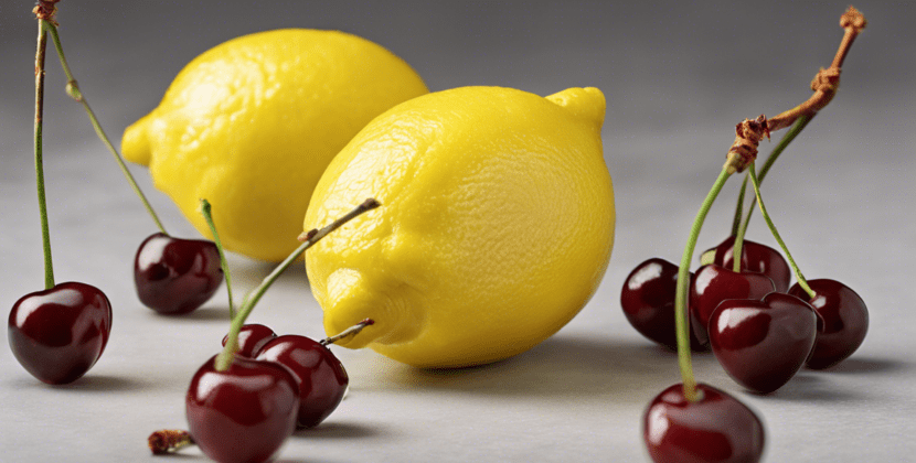 Lemon Cherry Delight: A Refreshing Combination